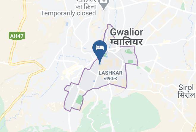 Gwalior - Taj Usha Kiran Palace Gwalior Maps