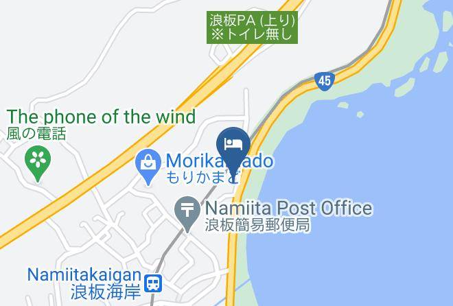 Otsuchi Townkamihei District - Takamasu Inn Maps
