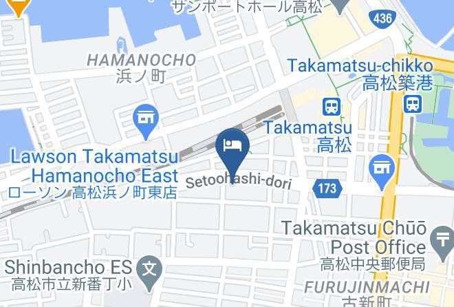 Takamatsu City - Takamatsu Century Hotel Maps