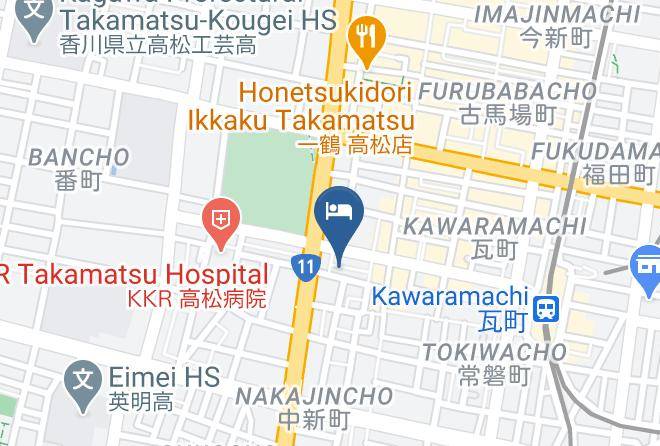 Takamatsu City - Takamatsu City Hotel Maps