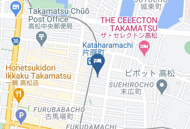 Takamatsu Hotel Sakika Map