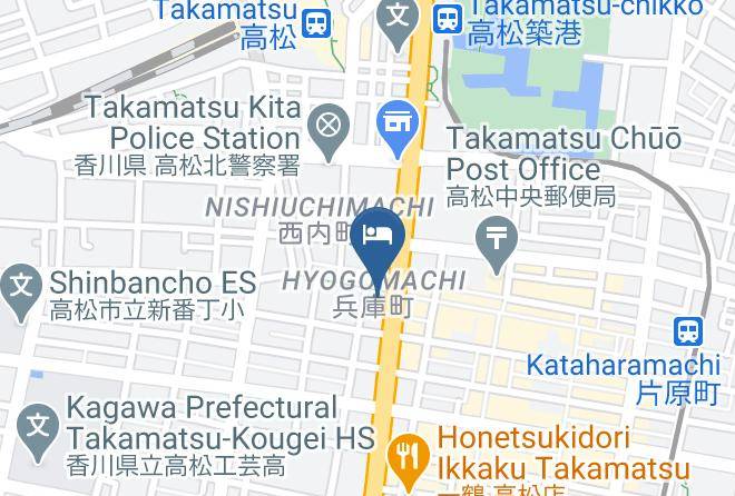 Takamatsu Tokyu Rei Hotel Map