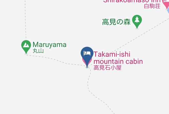 Koumi Townminamisaku District - Takami Ishi Mountain Cabin Maps