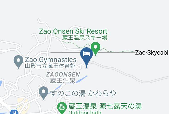 Yamagata City - Takamiya Jurin Hotel Maps