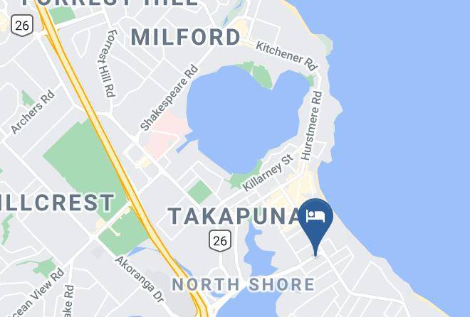 Takapuna Holiday Map