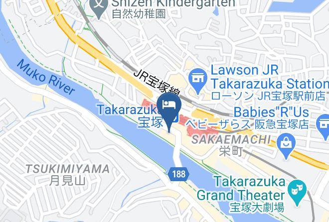 Takarazuka City - Takarazuka Washington Hotel Maps