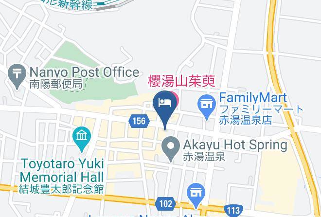 Nan Yo City - Takasagoya Ryokan Maps