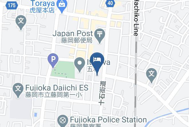 Fujioka City - Takasaki Urban Hotel Maps