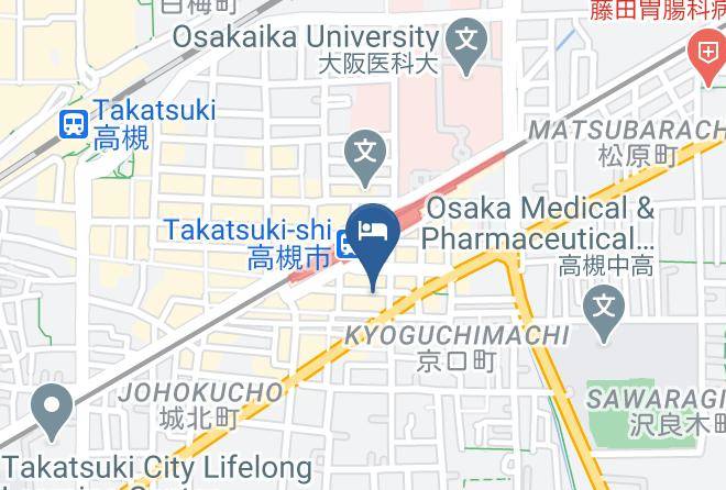 Takatsuki City - Takatsuki Sun Hotel Maps
