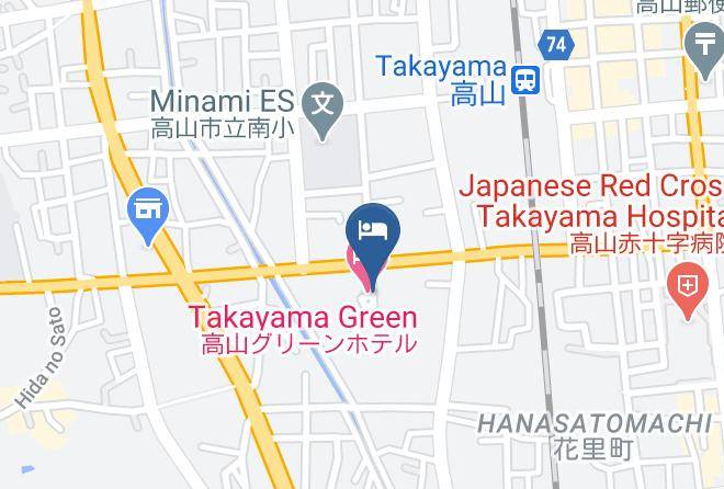 Takayama City - Takayama Green Hotel Maps