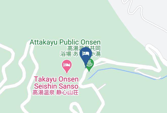 Fukushima City - Takayu Onsen Adachiya Ryokan Maps