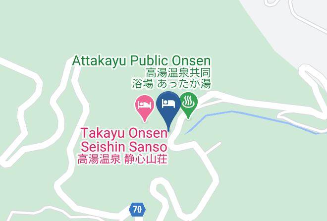Fukushima City - Takayu Onsen Azumaya Maps