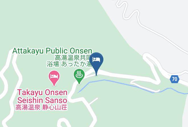 Fukushima City - Takayu Onsen Ryokan Hige No Ie Maps
