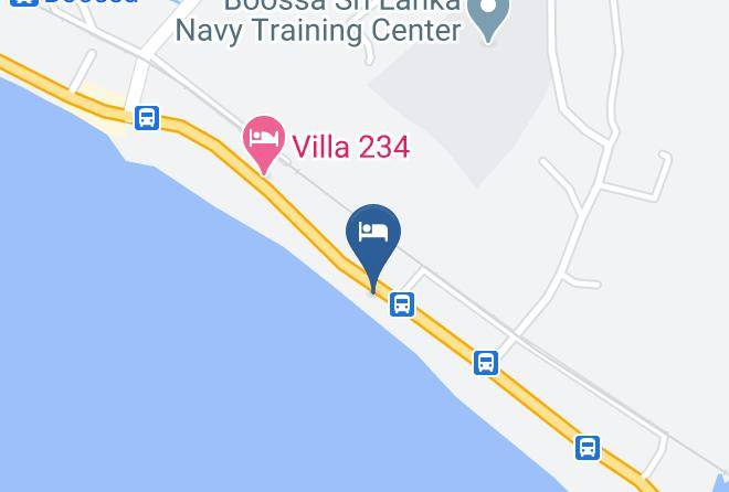 Galle - Take It Easy Beach Huts Maps