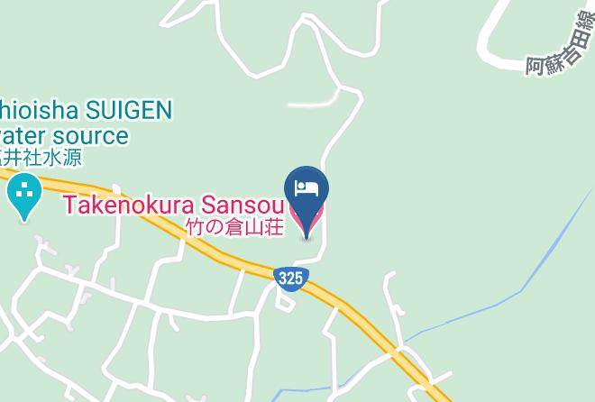 Minamiaso Vil Aso District - Takenokura Sansou Maps