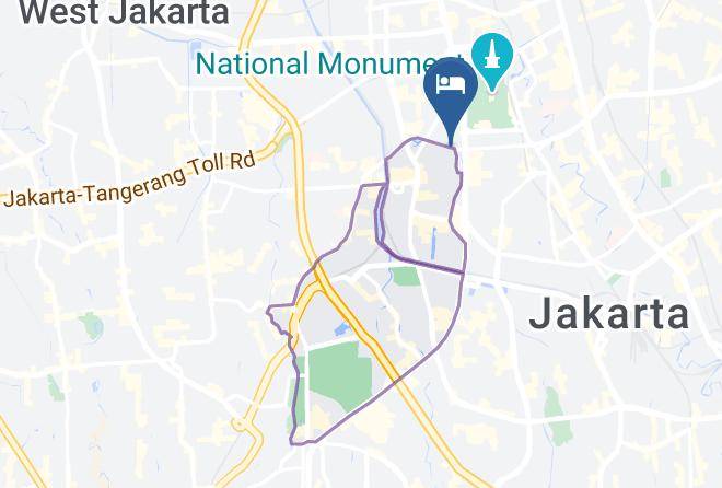 Central Jakarta - Takes Hotel Jakarta A Phm Collection Maps