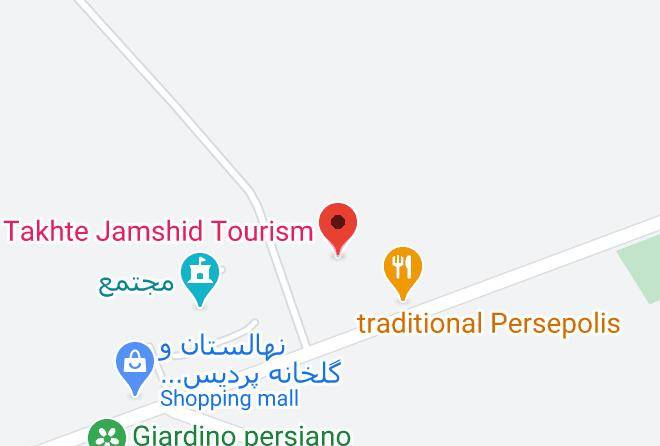 Takhte Jamshid Tourism Hotel Map