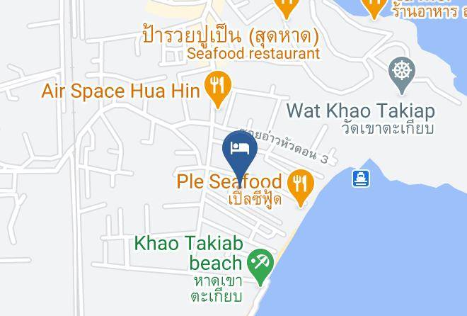 Amphoe Hua Hin - Takiab Beach Hotel Hua Hin Maps
