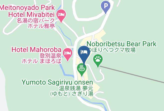 Noboribetsu City - Takinoya Bekkan Tamanoyu Ryokan Maps