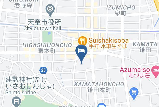 Tendo City - Takinoyu Hotel Maps