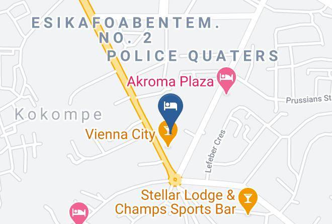 Shama Ahanta East - Takoradi Standard Hotel Maps