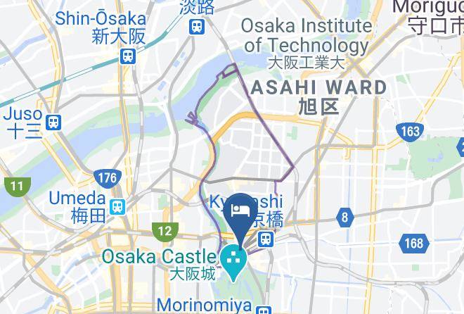 Osaka City Miyakojima Ward - Takuto Stay Kyobashi Tsumiki Maps