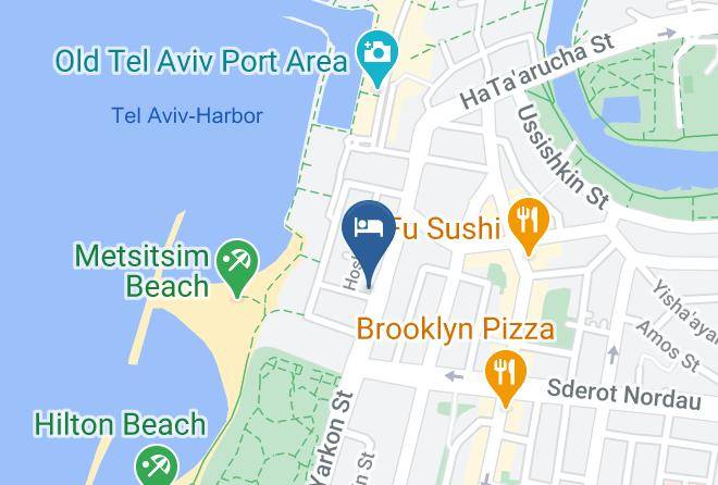 Tel Aviv Yafo - Tal By The Beach Hotel Tel Aviv Maps