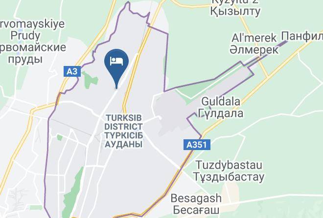 Almaty City - Tal Hotel Maps