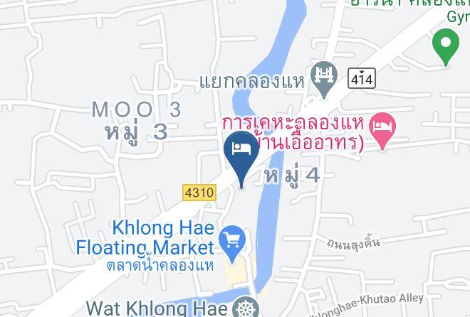 Amphoe Hat Yai - Talad Nam Klong Hae Resort Maps