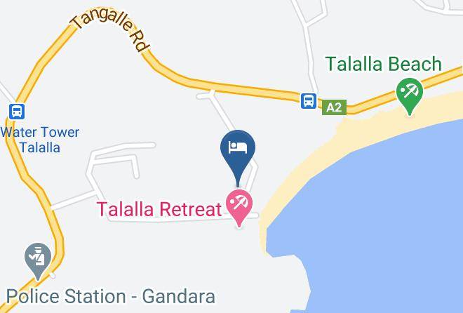 Galle - Talalla Sea Anemone Hotel Maps