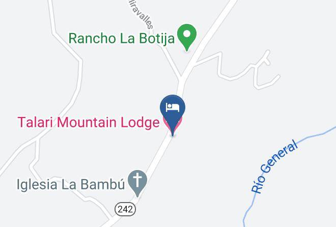 Perez Zeledon - Talari Mountain Lodge Maps