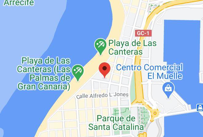 Las Palmas - Talasoterapia Las Canteras Maps