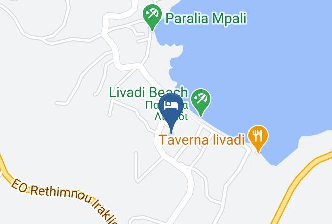 Rethimni - Talea Beach Maps