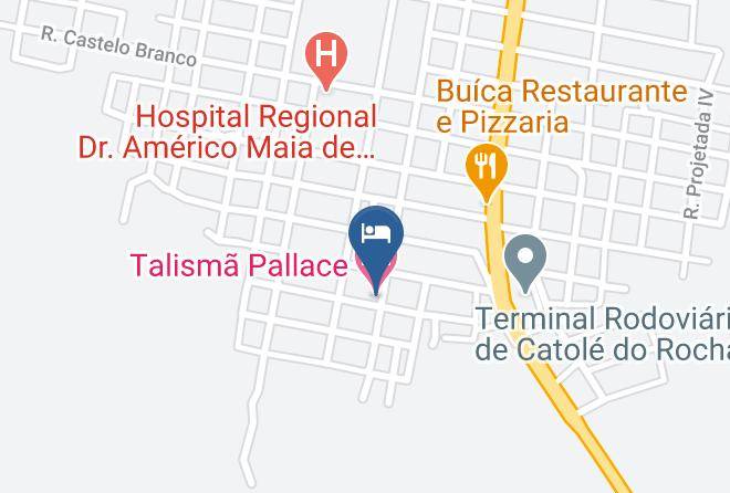 Catole Do Rocha - Talisma Pallace Hotel Maps