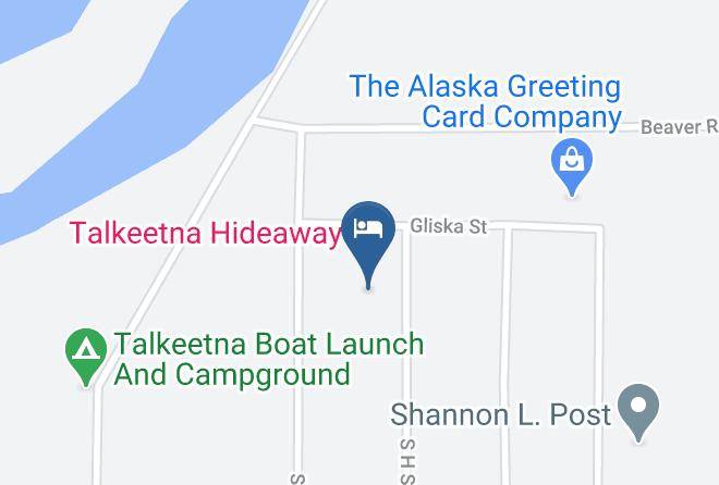 Matanuska Susitna Borough - Talkeetna Hideaway Maps