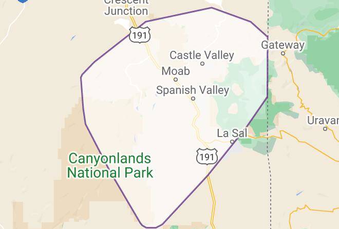Talking Mountain Yurts Map