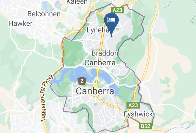 Ainslie - Ibis Styles Canberra Tall Trees Maps