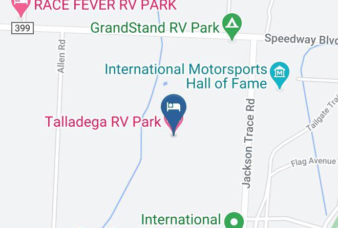 Talladega - Talladega Rv Park Maps