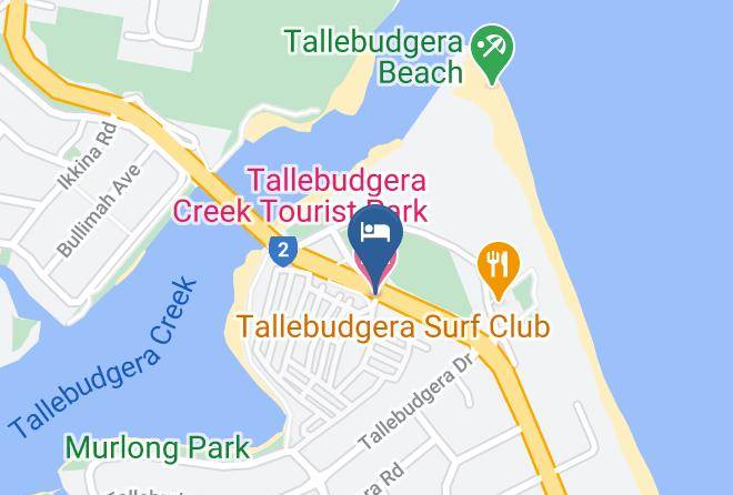 Gold Coast - Tallebudgera Creek Tourist Park Maps