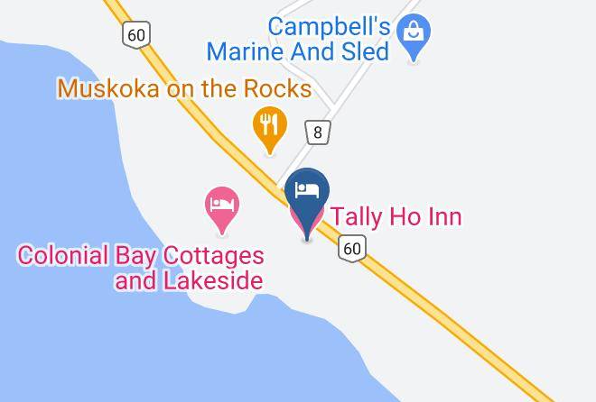 Tally Ho Inn Map