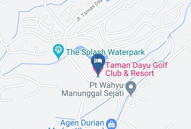 Pasuruan Regency - Taman Dayu Golf Club & Resort Maps