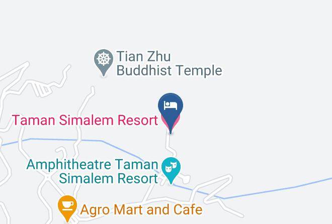 Karo Regency - Taman Simalem Resort Maps