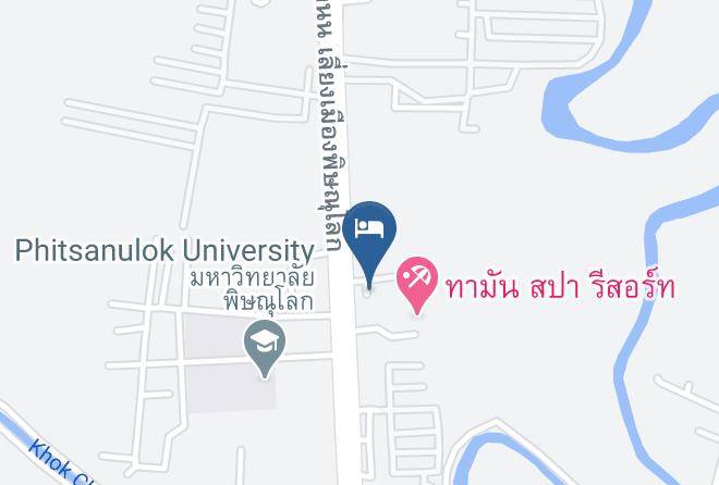 Amphoe Mueang Phitsanulok - Taman Spa Resort Maps