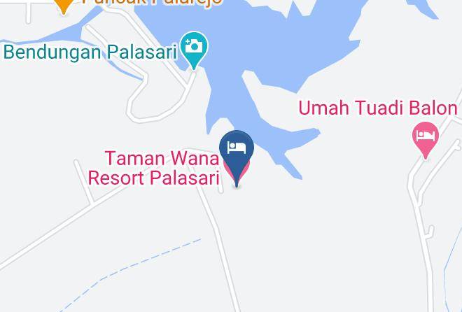 Jembrana Regency - Taman Wana Resort Palasari Maps