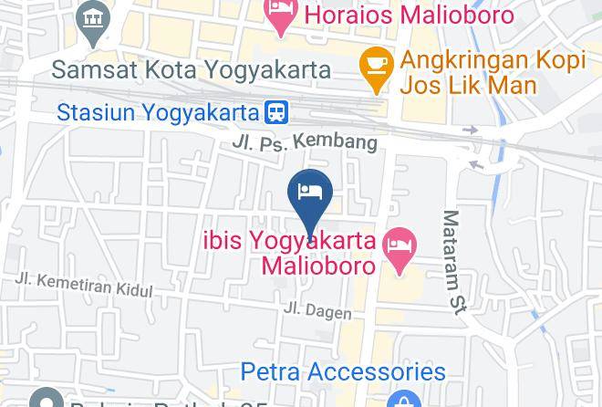 Kota Yogyakarta - Taman Yuwono Heritage Malioboro Maps