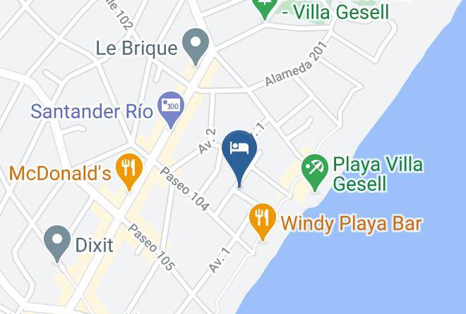Villa Gesell - Tamanacos Hotel & Spa Maps