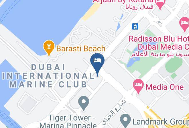 Dubai - Tamani Marina Hotel And Hotel Apartments Maps