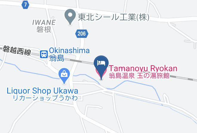 Tamanoyu Ryokan Map