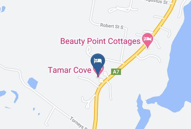 West Tamar - Tamar Cove Motel Maps