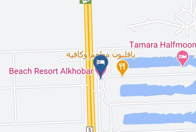 Half Moon Bay - Tamara Beach Resort Alkhobar Maps